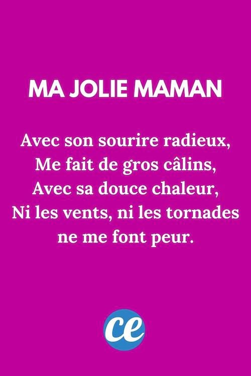 Avec son sourire radieux, me fait de gros câlins, avec sa douce chaleur