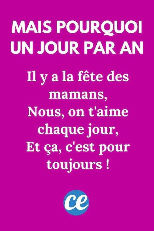 Mais pourquoi un jour par an