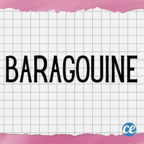 Mot dr&ocirc;le Baragouine