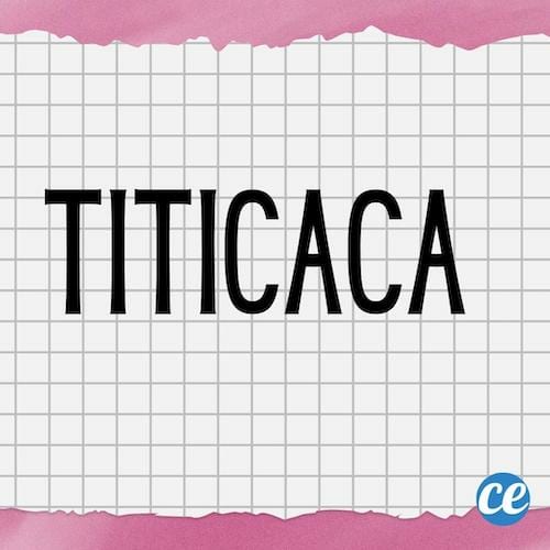 Mot dr&ocirc;le Titicaca