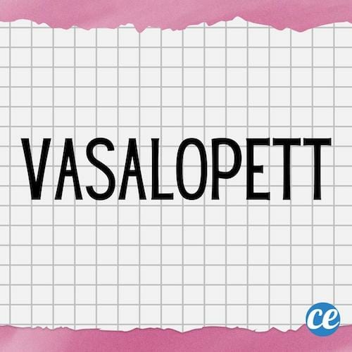 Mot dr&ocirc;le Vasalopett