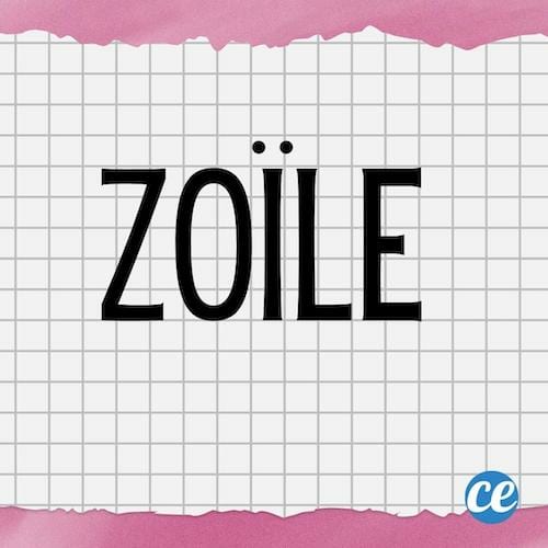 Mot dr&ocirc;le Zo&iuml;le