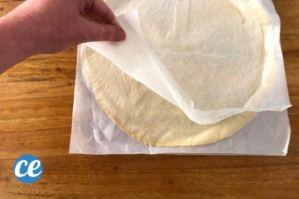 déballer des feuilles de brick