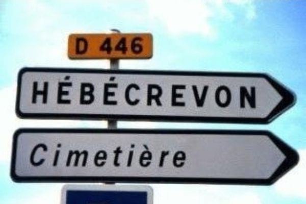 panneau du village hébécrevons