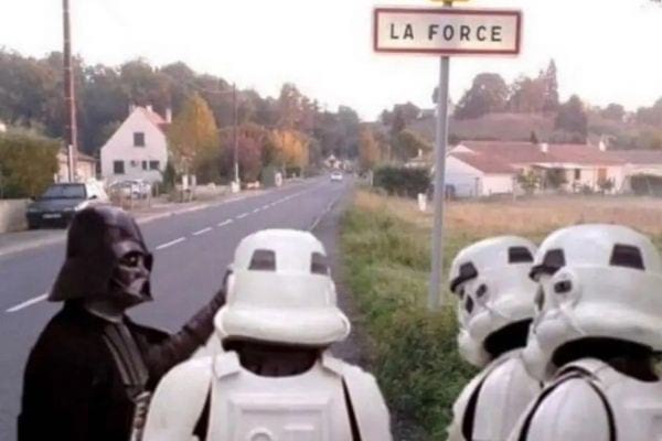 Panneau de la commune de La Force
