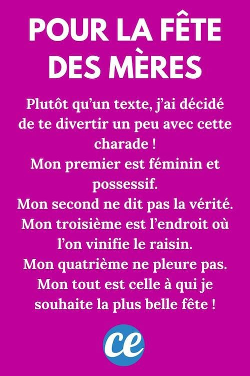 Plutôt qu’un texte, j’ai décidé de te divertir un peu avec cette charade