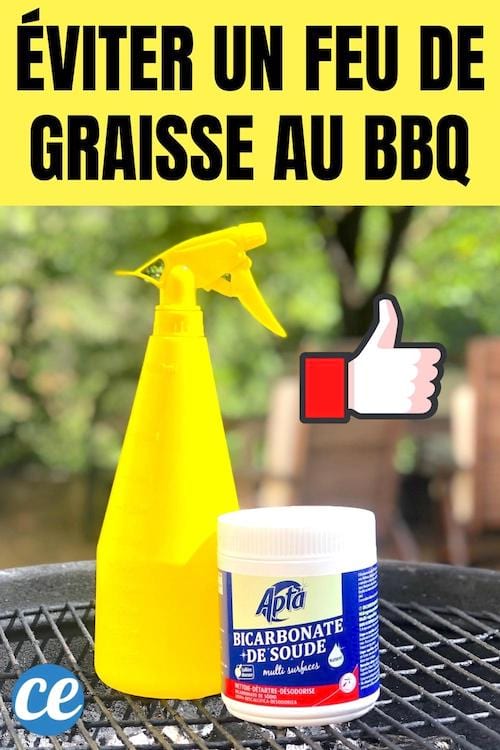 Du bicarbonate de soude pour éteindre un feu de graisse