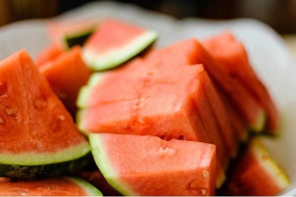 Plusieurs morceaux de pastèques