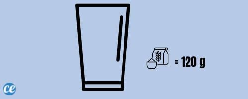 verre à eau dosage de la farine facile