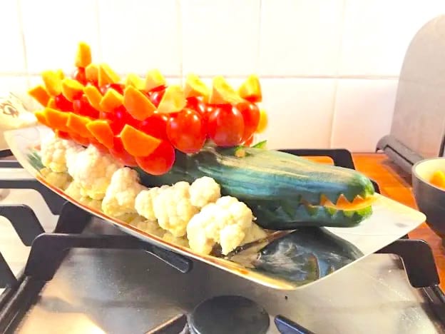 Le croco apéro avec du concombre