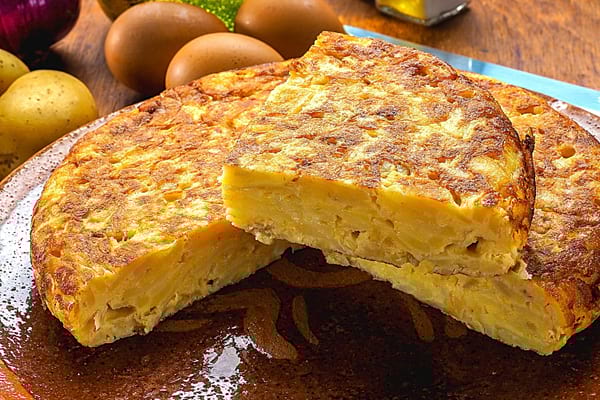 omelette au pomme de terre