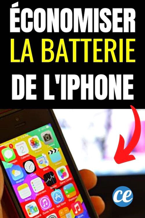 économiser de la batterie de l'Iphone