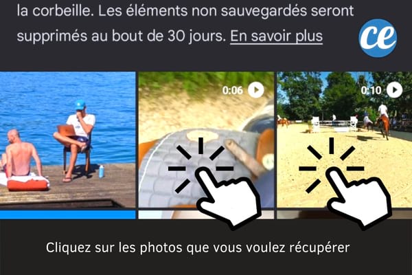 récupérer photo supprimée dans téléphone