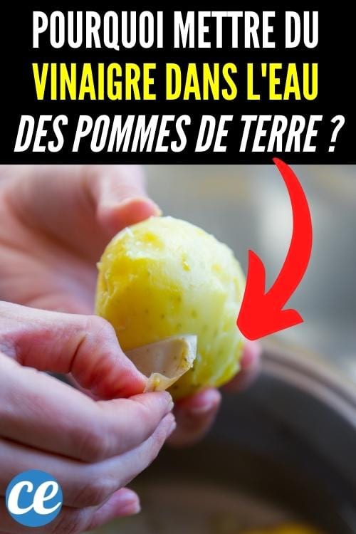 Ajoutez du vinaigre à l'eau de cuisson des pommes de terre pour qu'elels restent bien fermes.