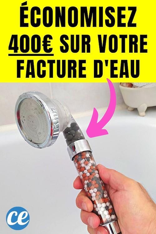 Un pommeau de douche économique pour dépenser 400 euros de moins