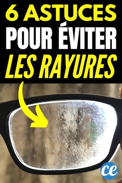 Astuce shops pour enlever les rayures sur des lunettes