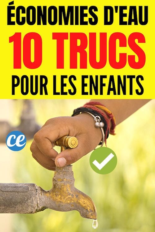 comment faire des économies d'eau avec les enfants