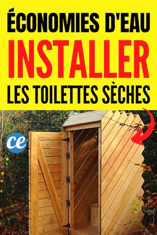 faire des économies d'eau en installant des toilettes sèches