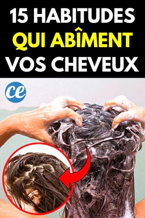 15 mauvaises habitudes qui abîment vos cheveux au quotidien
