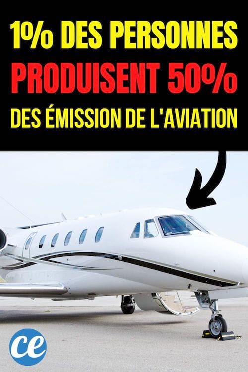 1% des personnes produisent 50% des émissions mondiales de l'aviation