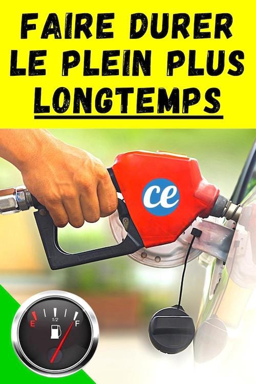 Une pompe à essence qui fait le plein d'essence pour le faire durer plus longtemps