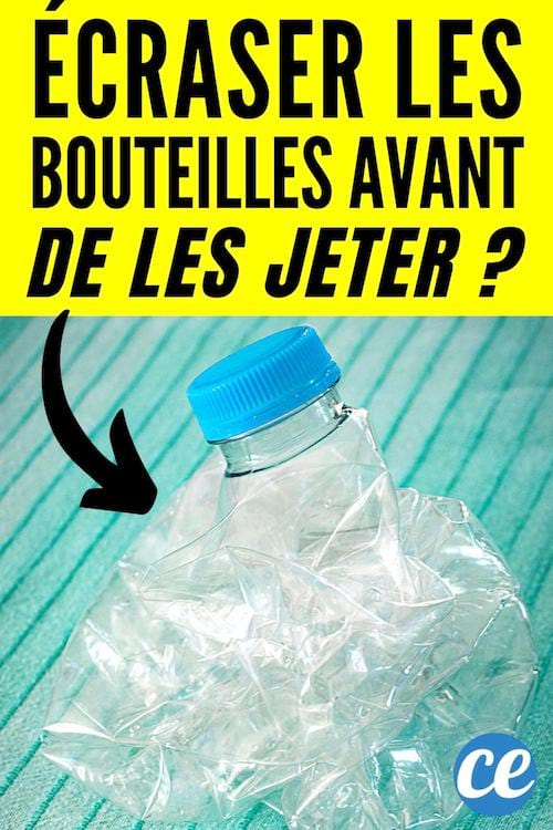 Doit-on aplatir ou compresser les bouteilles en plastique avant de les  mettre à recycler ?