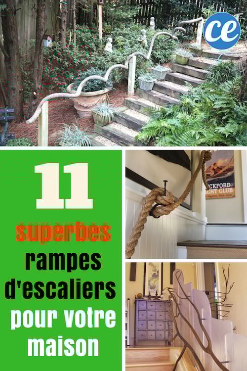 différentes d'escalier originales pour la décoration de la maison