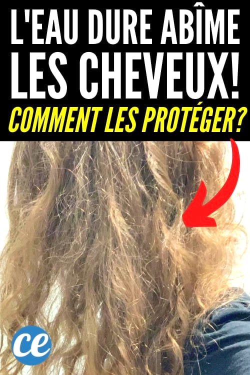 L'eau dure abîme les cheveux, comment y remédier ?