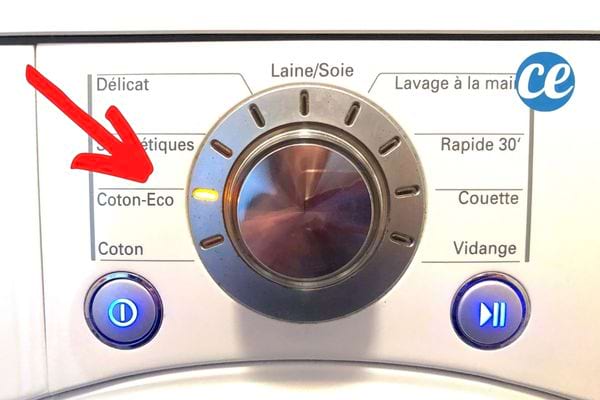 le programme économique d'une machine à laver