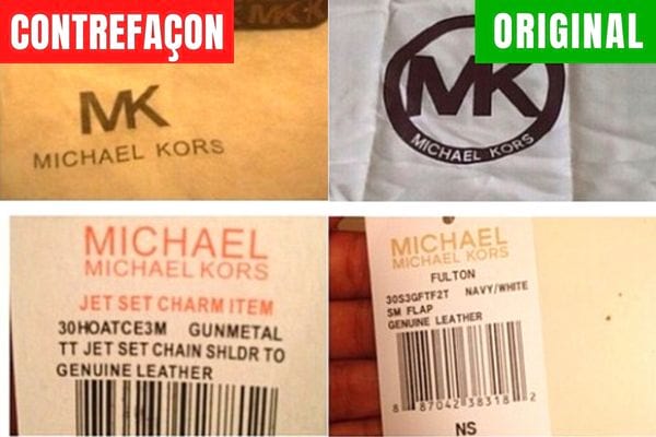 Logo Michael Kors avec code-barres