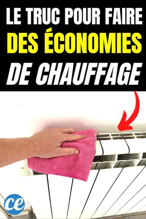 une personne passe un chiffon rose sur un radiateur blanc