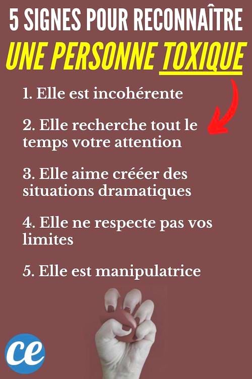 les personnes toxiques ne reconnaissent jamais leurs erreurs et les autres signes