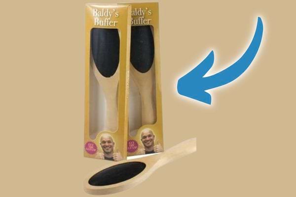 Une brosse pour les chauves