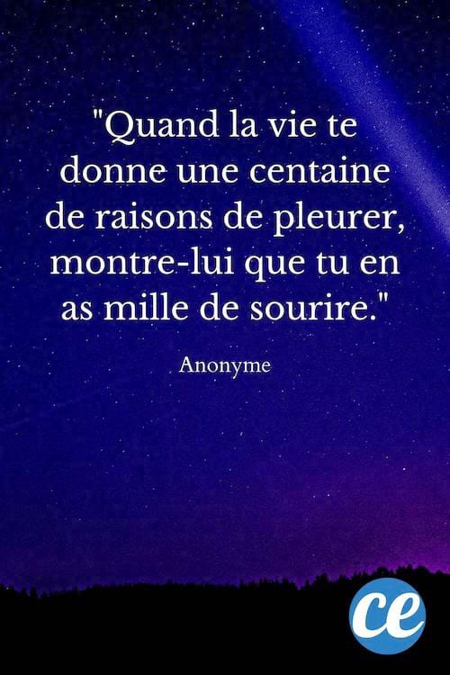 Quand la vie te donne une centaine de raisons de pleurer