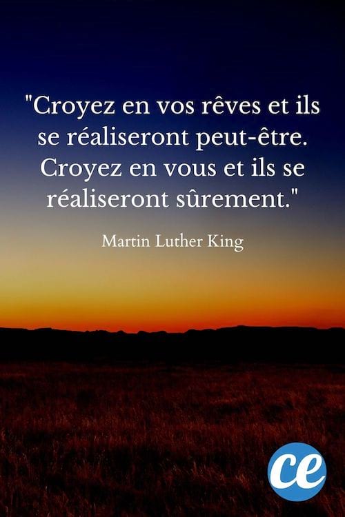 Croyez en vos rêves et ils se réaliseront peut-être