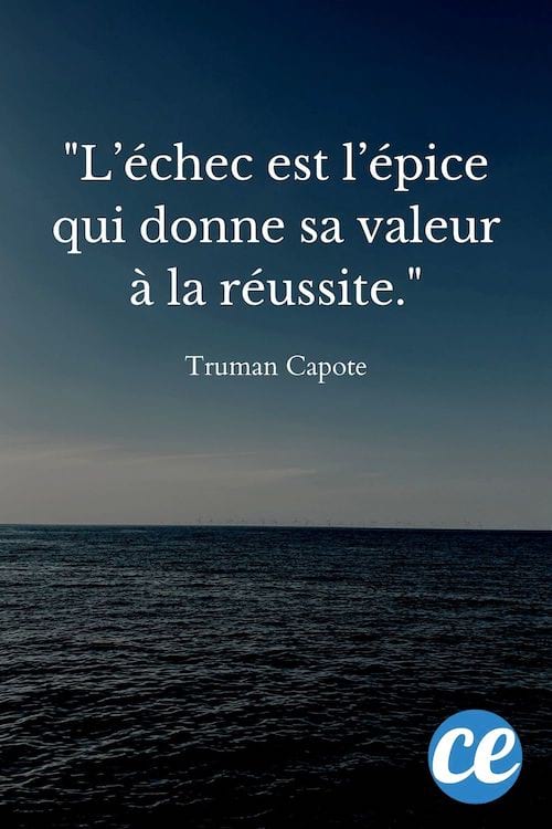 L’échec est l’épice qui donne sa valeur à la réussite