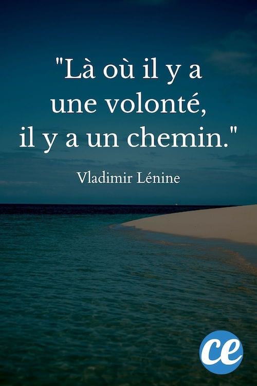 Là où il y a une volonté, il y a un chemin
