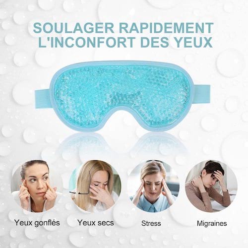 Un masque en gel rafraîchissant pour les yeux