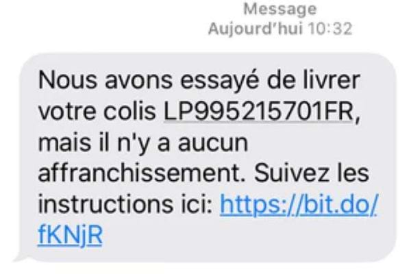 Vous Avez Reçu Ce SMS De Colis ? Attention, Un Escroc Veut Vider Votre ...