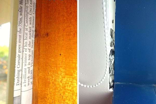 Zeitung, um die Fenster des Hauses ohne Kosten zu isolieren
