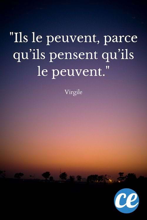 Ils le peuvent, parce qu’ils pensent qu’ils le peuvent