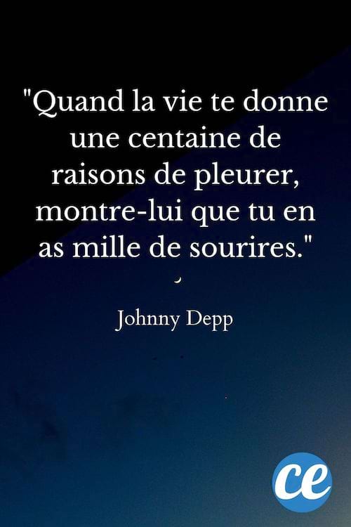 Quand la vie te donne une centaine de raisons de pleurer.