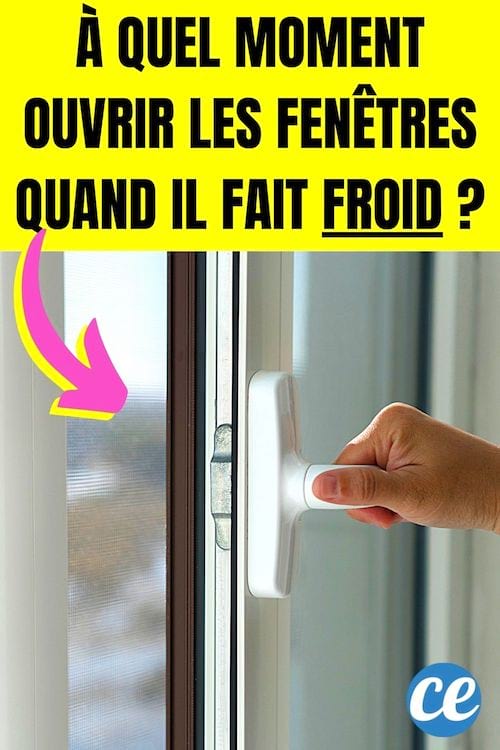 Une personne aérant sa maison 
