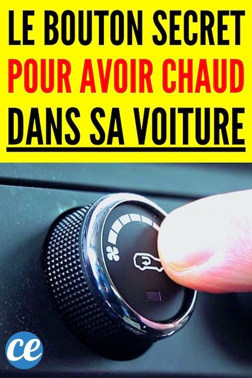 Une personne appuyant sur un bouton dans une voiture