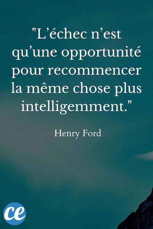 L’échec n’est qu’une opportunité pour recommencer la même chose plus intelligemment