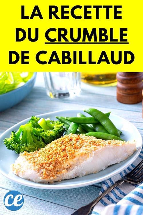 recette du crumble au cabillaud