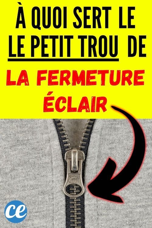 À quoi sert un trou de fermeture éclair