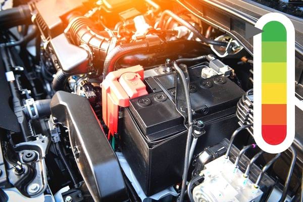 Une batterie de voiture 