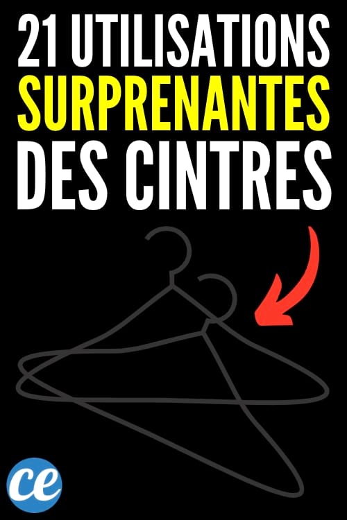 Les 21 utilisations surprenantes des cintres.