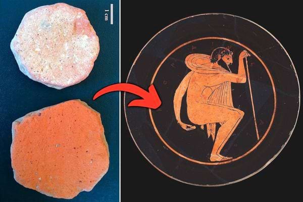 Plusieurs morceaux de poteries